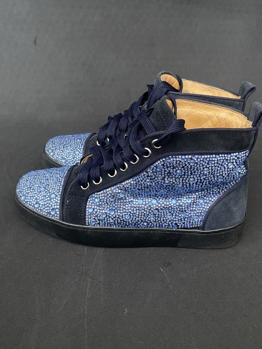 Christian Louboutin blue shoes
