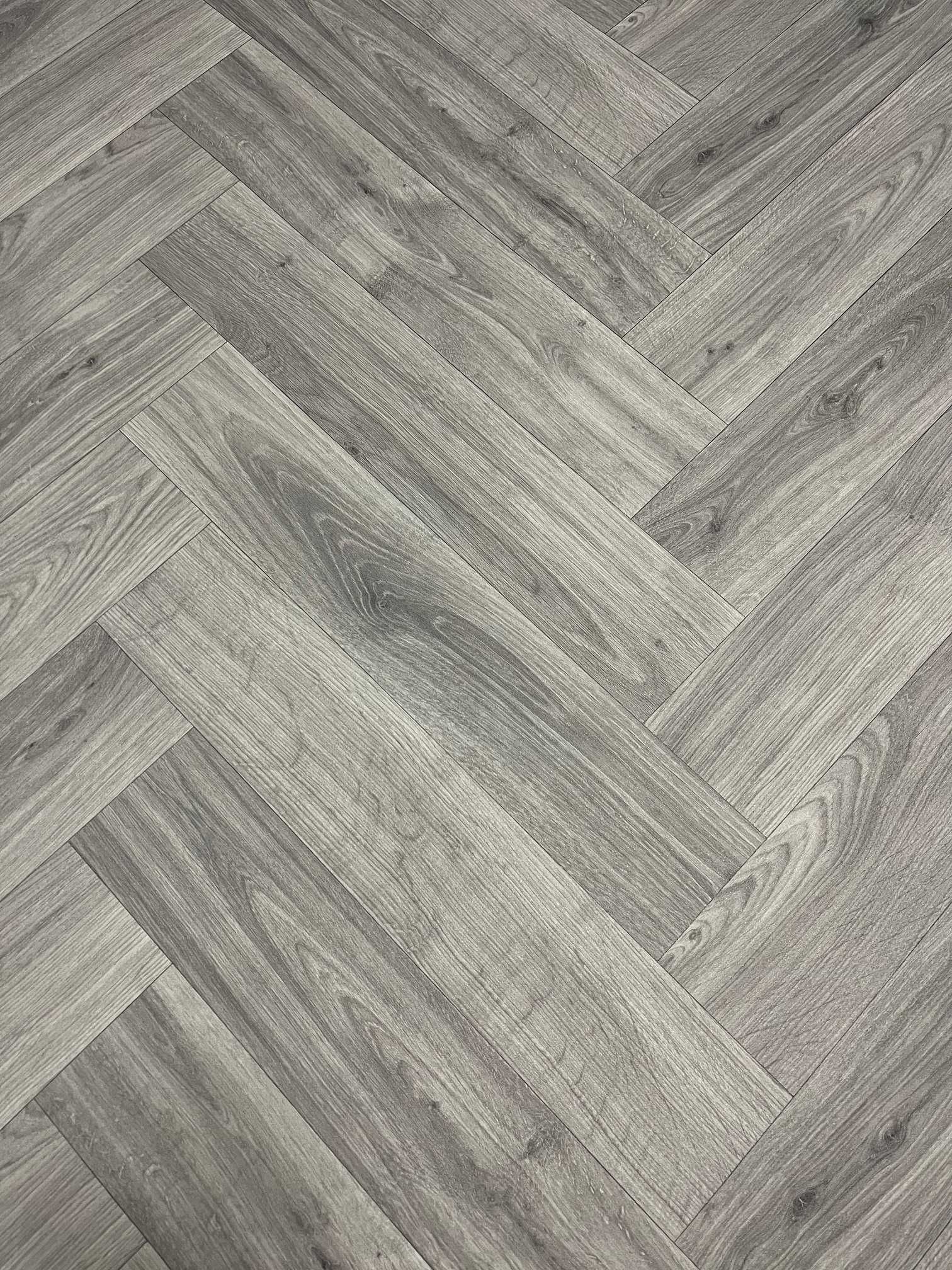 Wykładzina PCV Callisto Jodełka Szara Boreal S96/ 611-05 S
