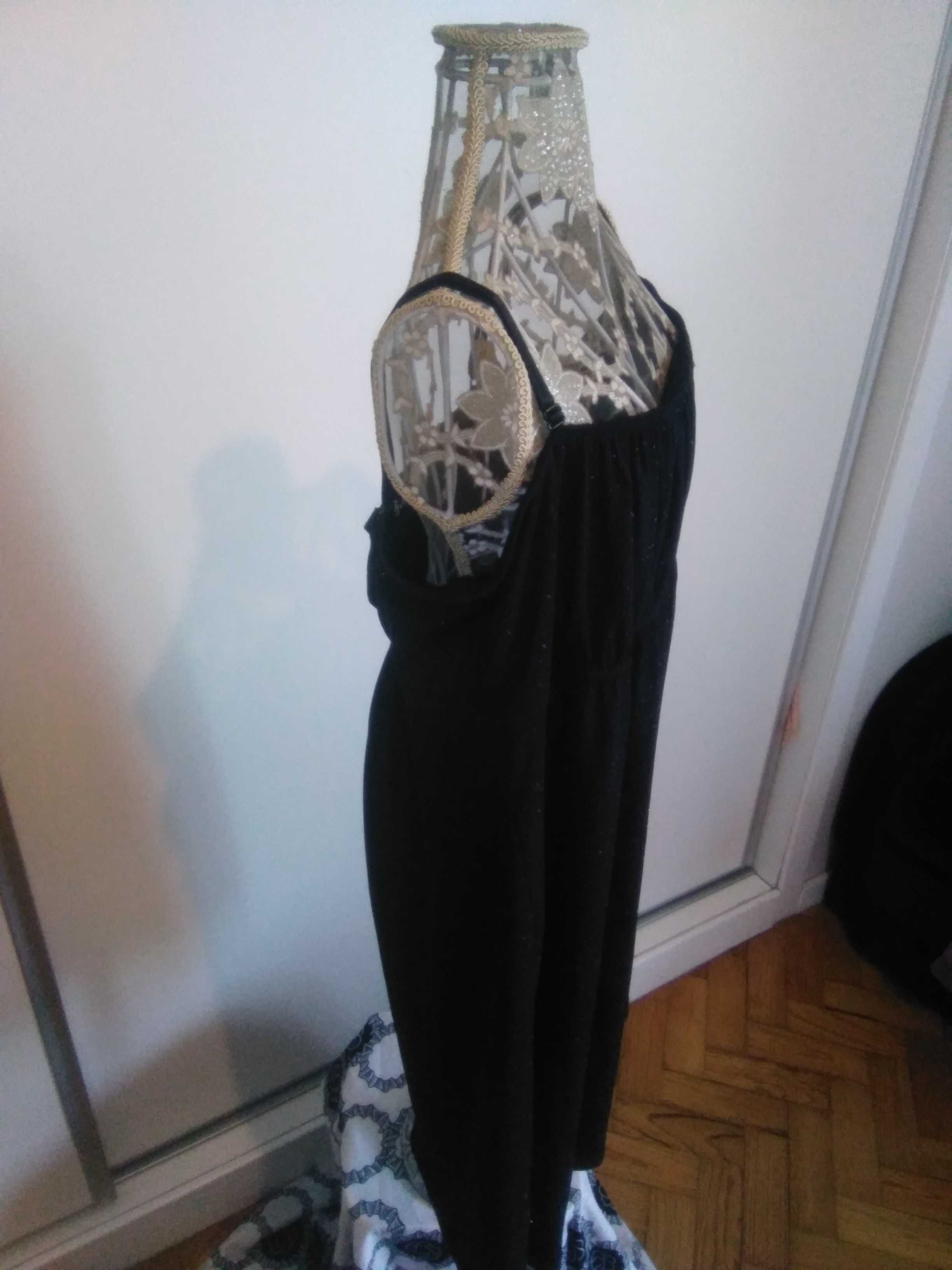 Vestido preto brilhante Tamanho M, Novo/nunca usado