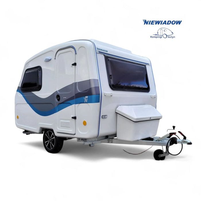 Niewiadów N126D Lekka! 750kg! Dodatki w cenie! Najnowsze wnętrze! Od ręki!  roleto-żaluzje w oknach! felgi aluminiowe! akumulator!