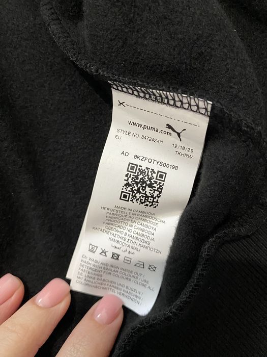 Зіп худі Puma оригінал нова кофта на замок з капішоном на флісі светр