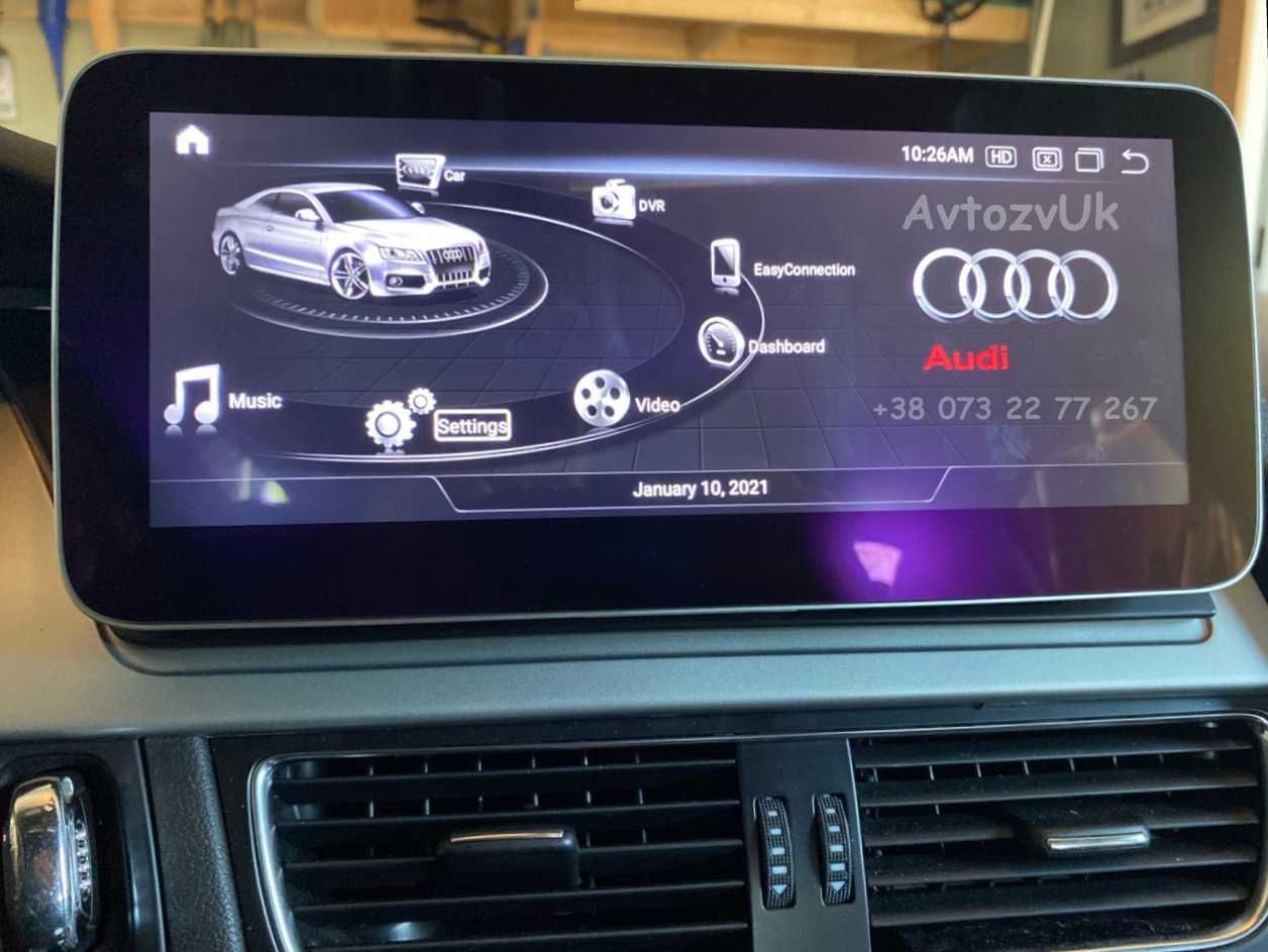 Дисплей AUDI A4 B8 A5 магнитола A8 GPS USB А4 Б8 А5 Android 13 CarPlay