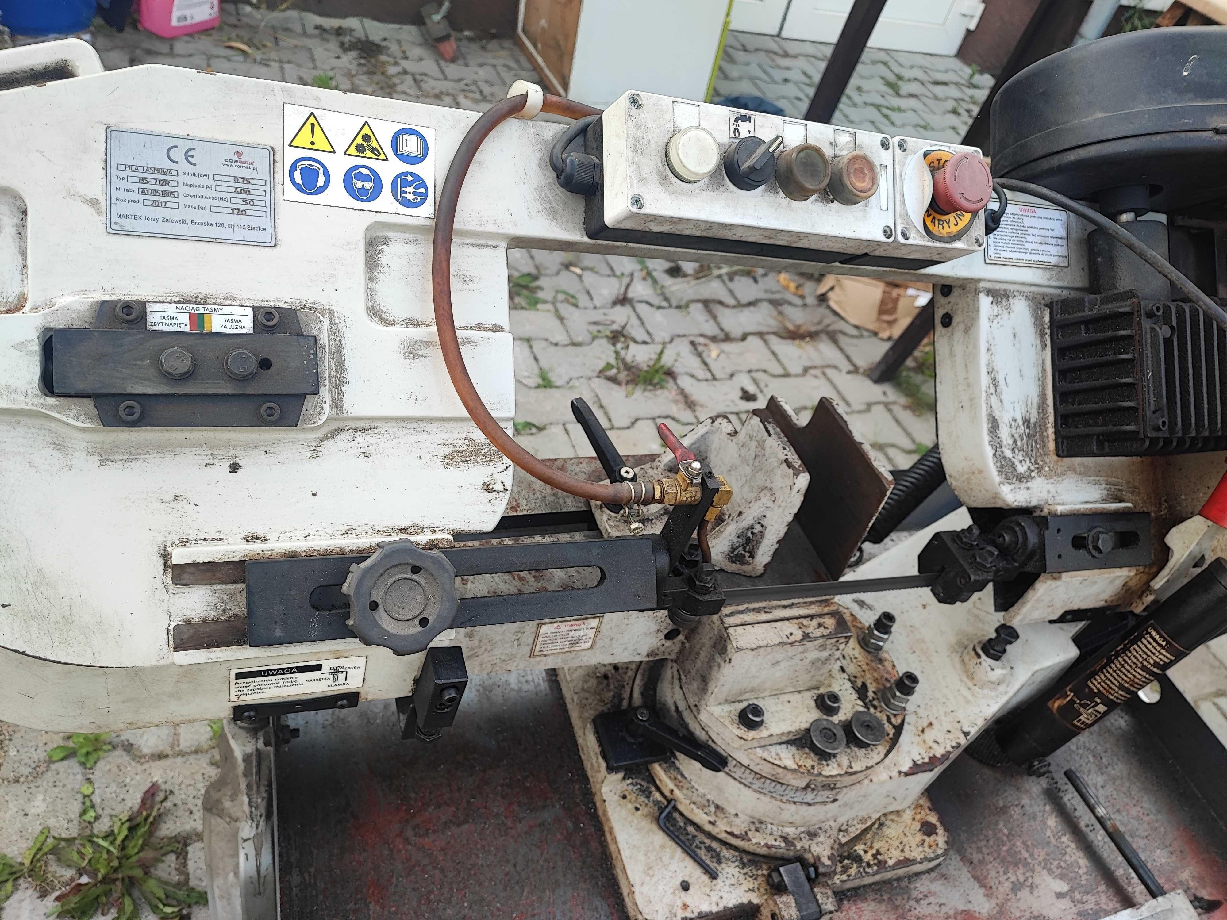 Piła taśmowa cormak BS712 R razem z  rolkami 2m +