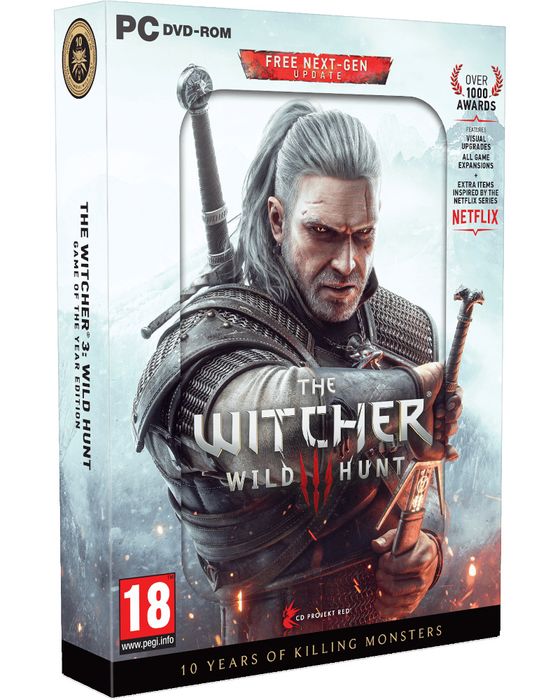 Wiedźmin 3 Dziki Gon - Edycja Gry Roku + Jubileuszowy Steelbook PL PC