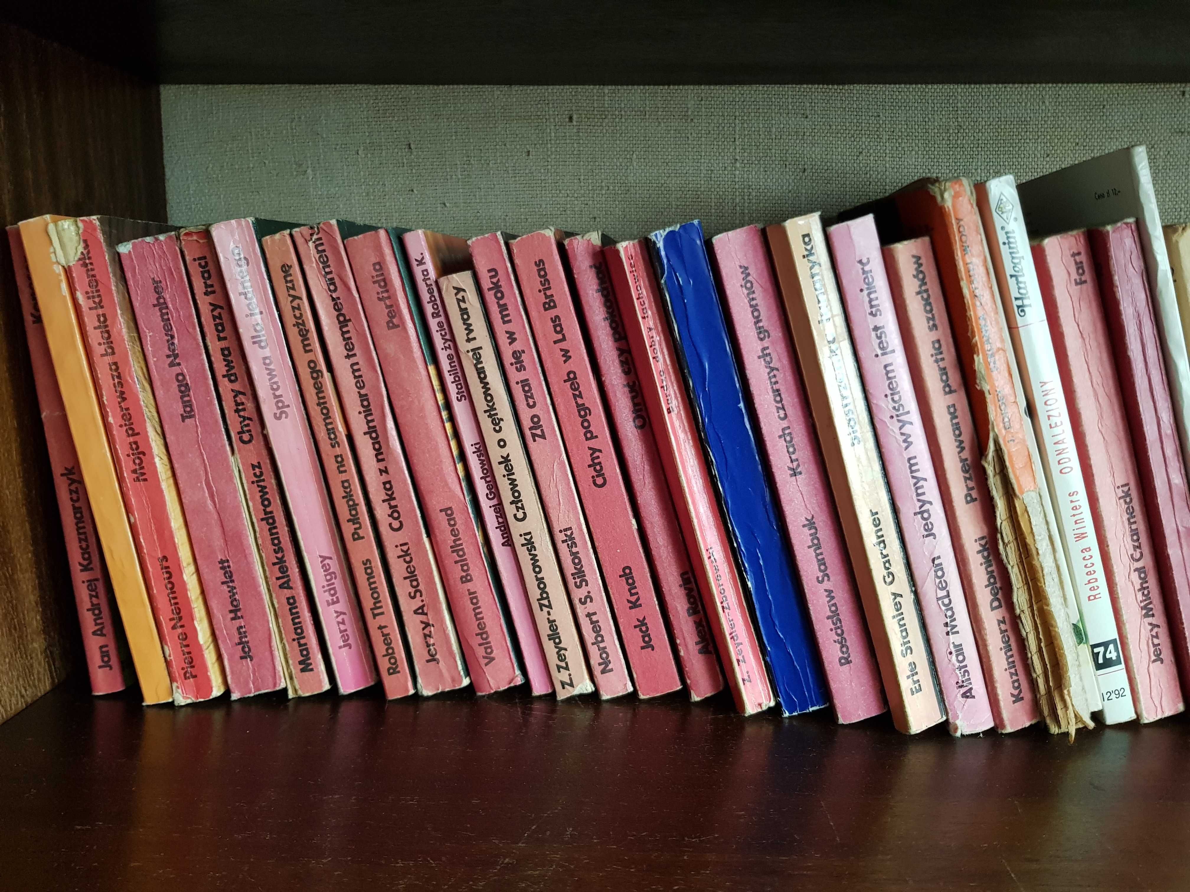 Książki z lat 70, 80, 90.