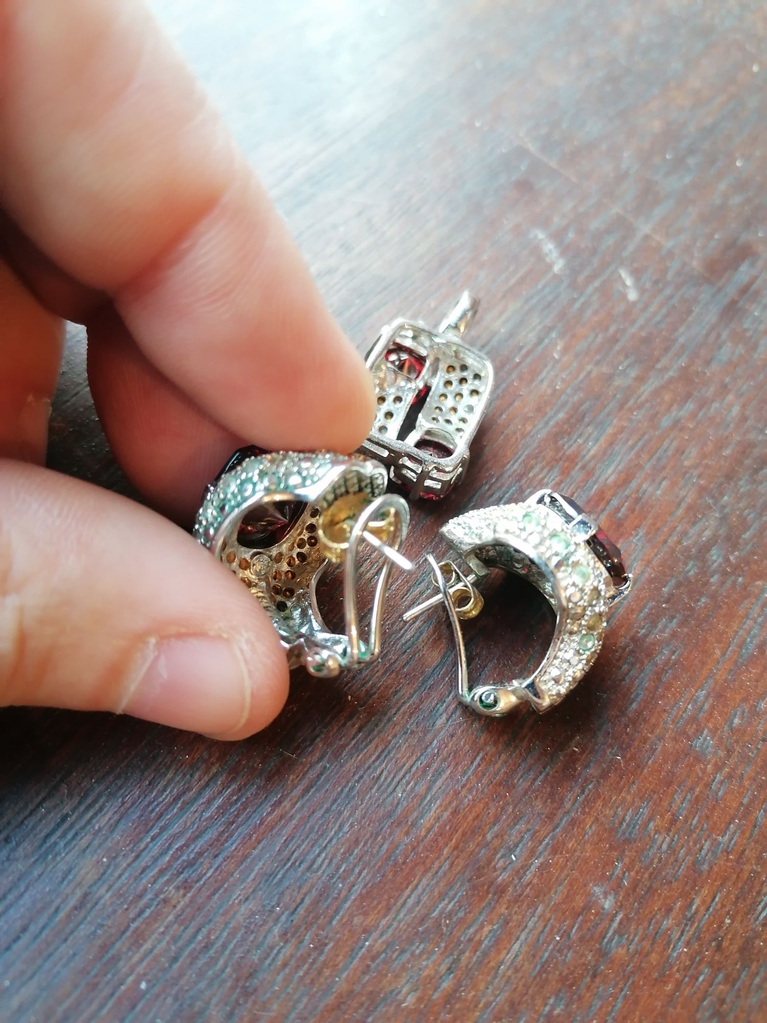 Brincos e pendente