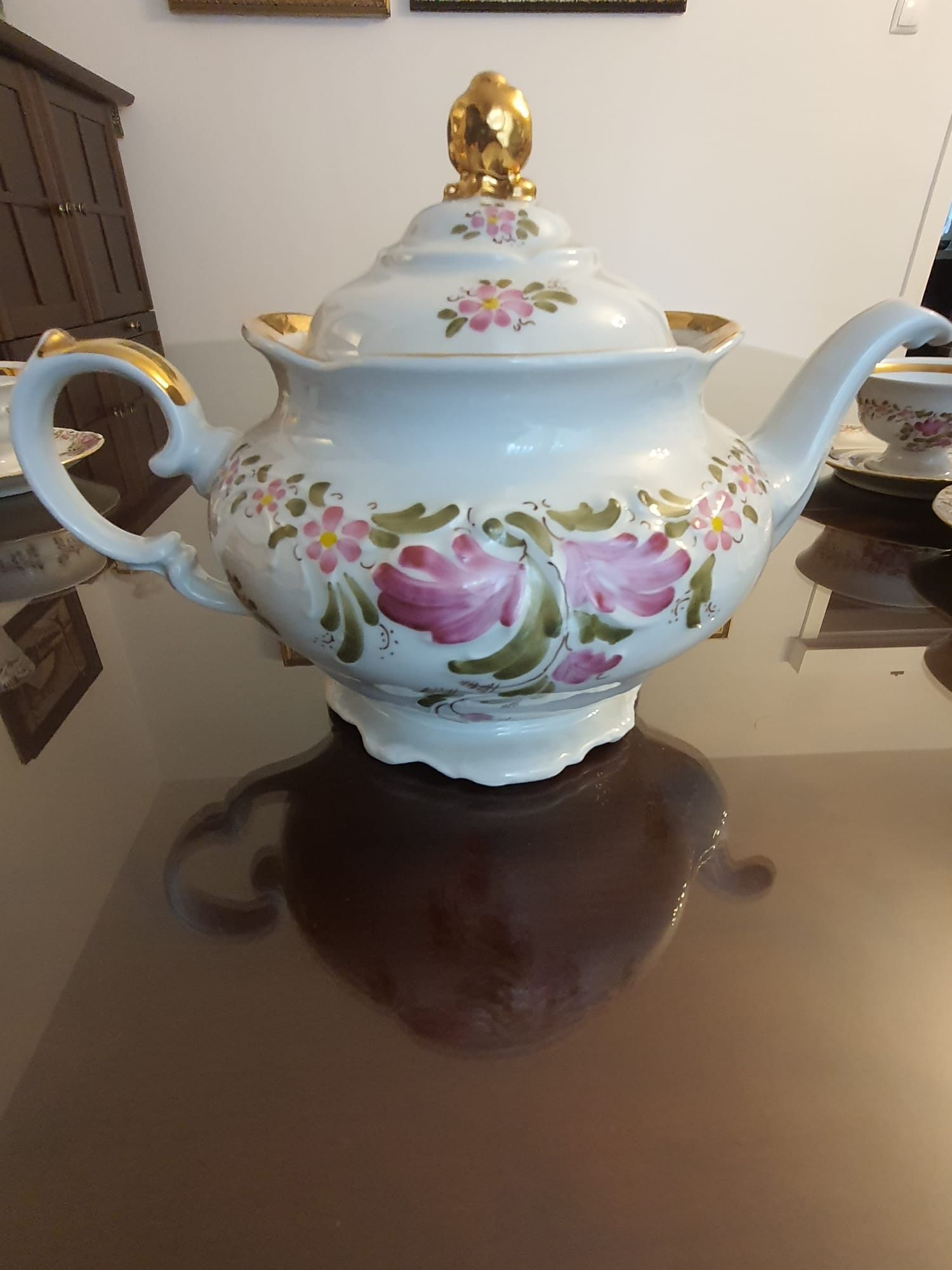 Porcelanowy zestaw do herbaty WAWEL