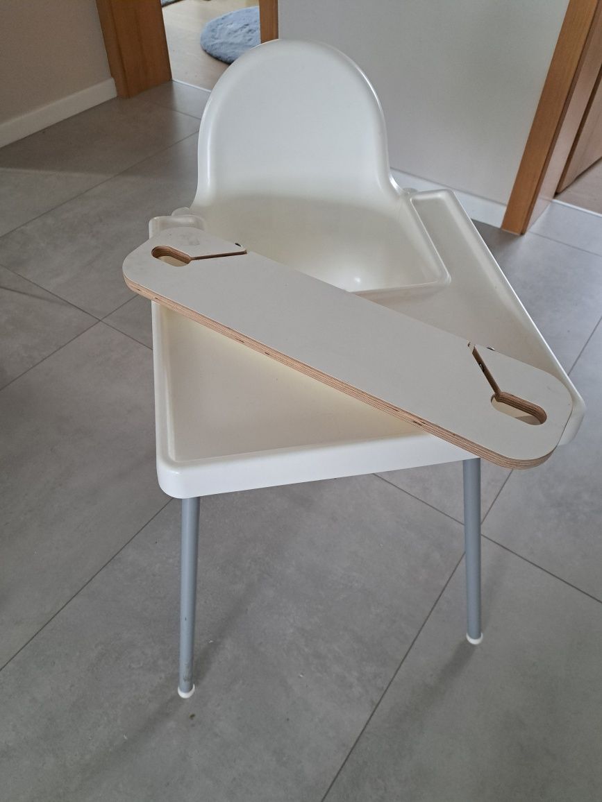 Krzesełko ikea antilop z podstawką na nogi