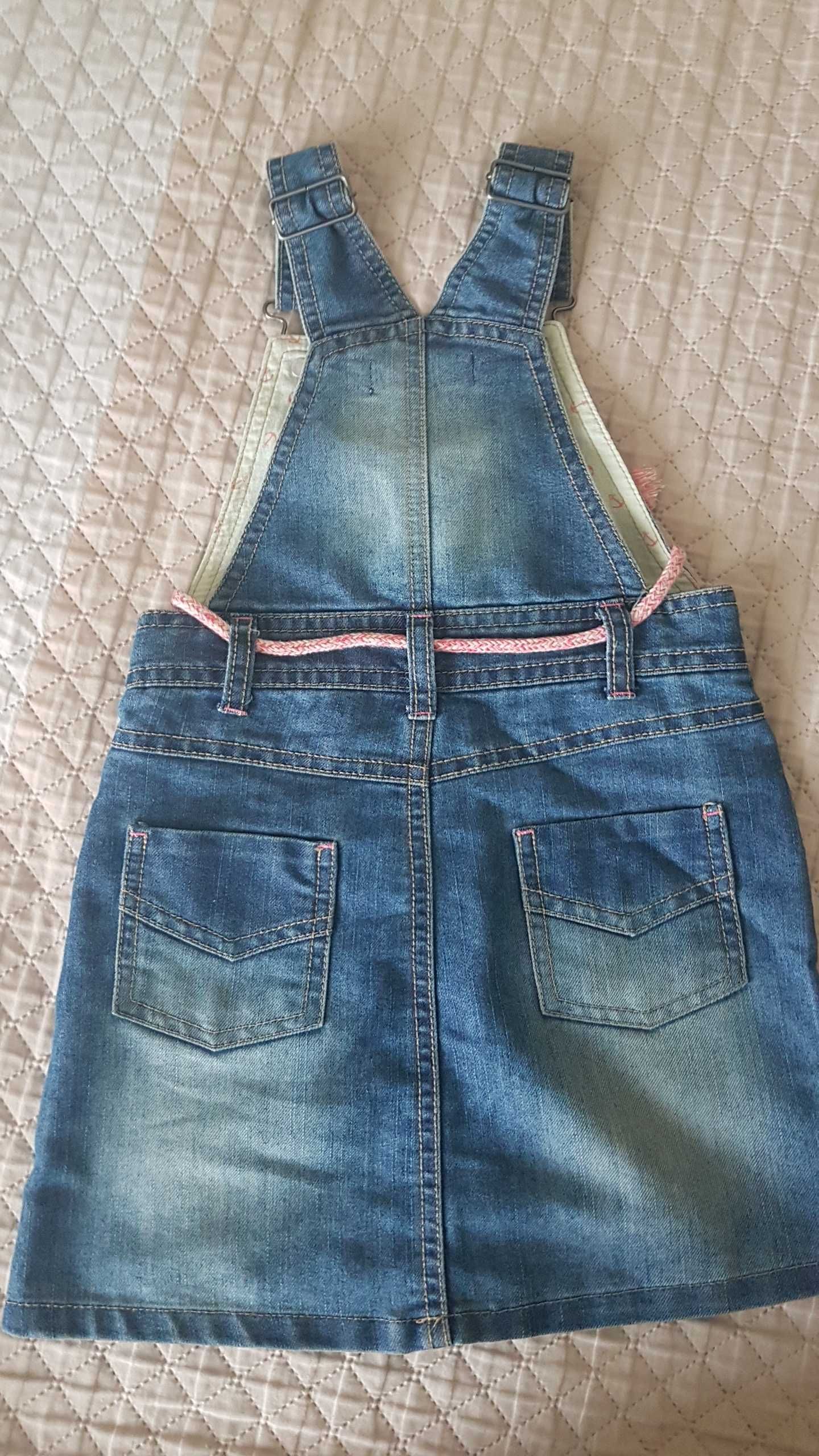Sukienka jeans dziewczęca