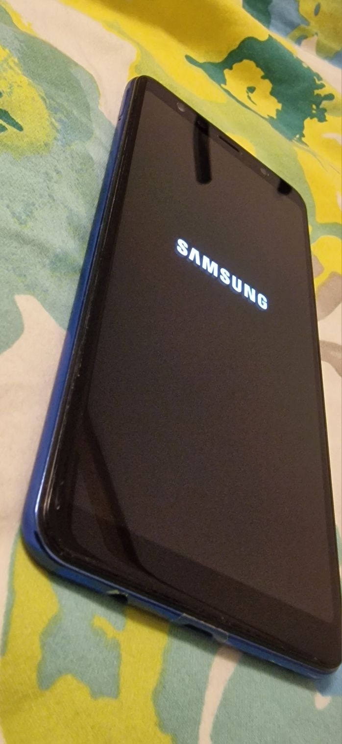 Niebieski Samsung galaxy A7 2018 SM-A750FN/DS jak nowy