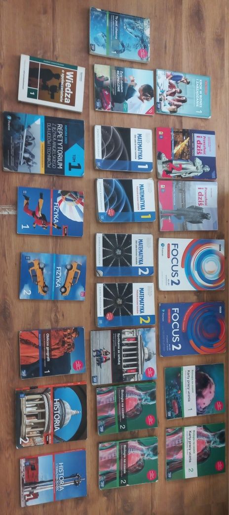 Sprzedam książki do klas 1-2 liceum/technikum