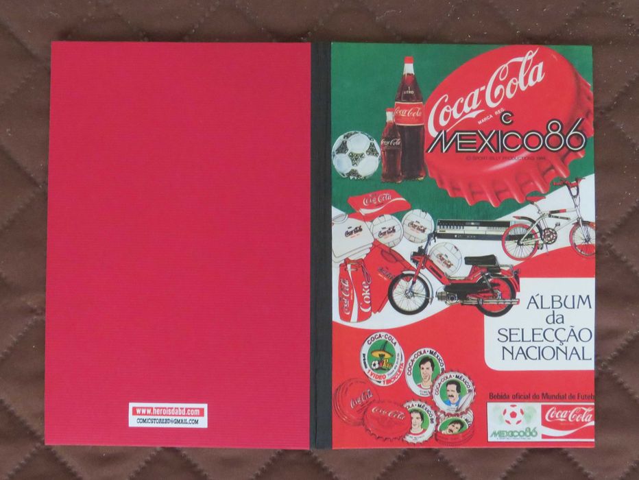 Caderneta MÉXICO 86 (para interiores das Caricas) - EXCLUSIVO