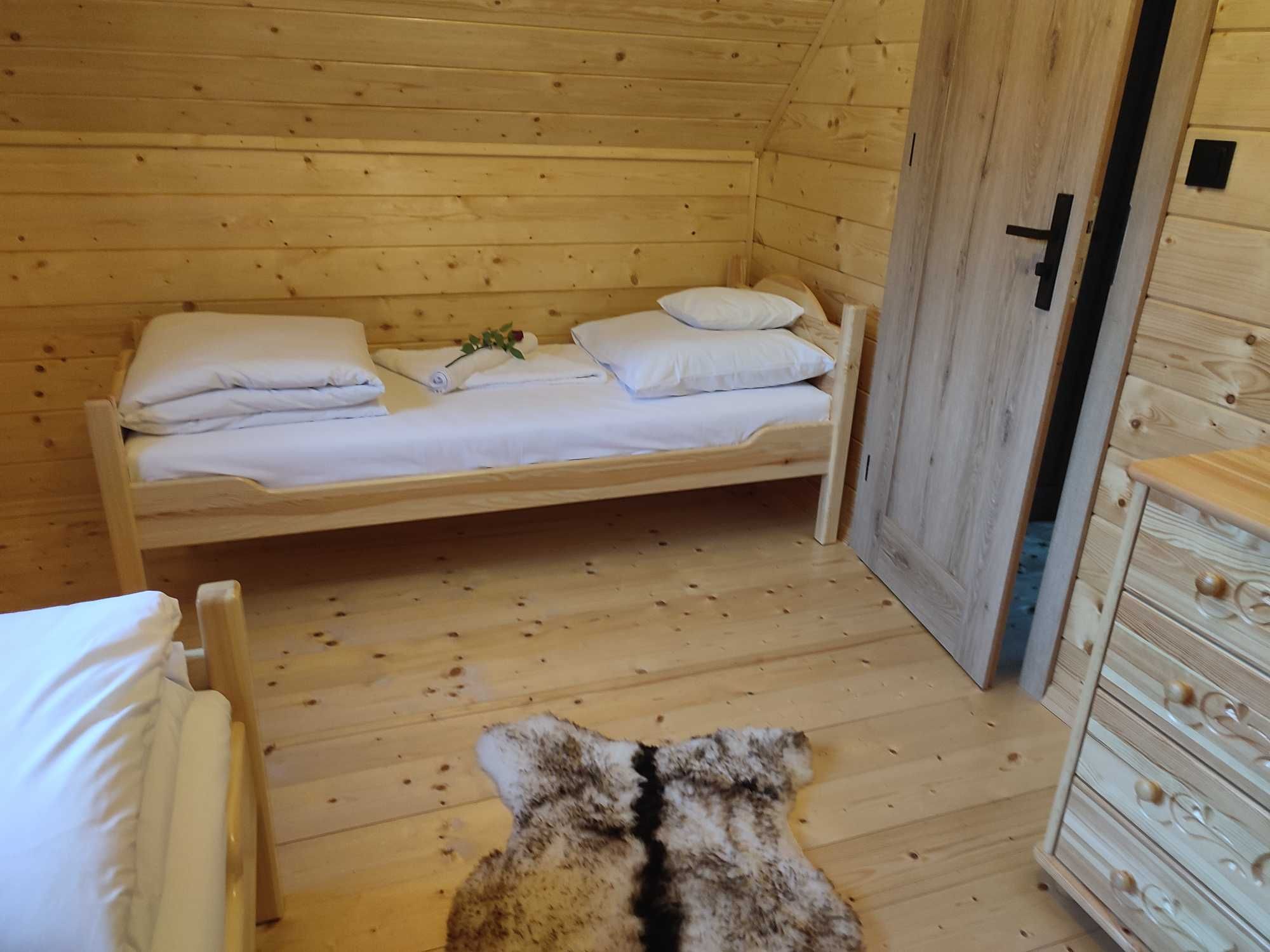 Domki letniskowe Noclegi Wynajem   balia- jacuzzi-,lesna polana