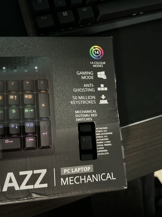 Trust RGB Mechanical Gaming Keyboard – Red Switches64564135503491121