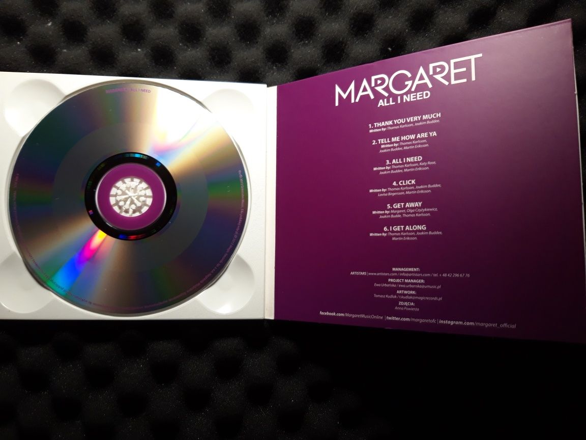 Margaret – All I Need (CD, 2013)