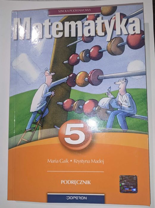 Podręcznik matematyka, klasa 5 Wyd. Operon