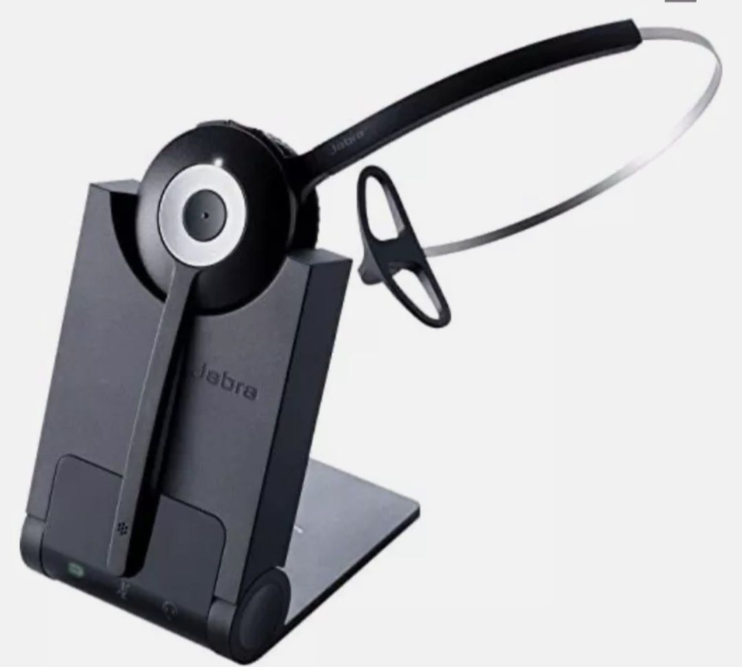 Bezprzewodowy zestaw słuchawkowy Jabra Pro 920 z mikrofonem.