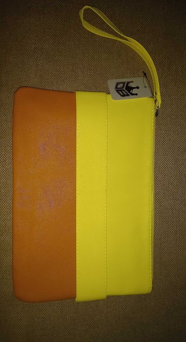 НОВА Сумка-клатч жовто-гірчичного кольору