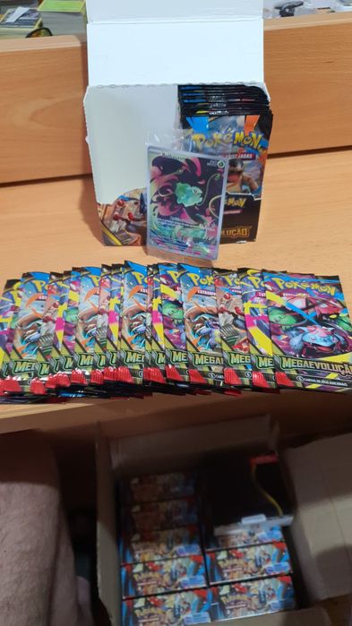 Pokémon booster box mega evolução selada nova