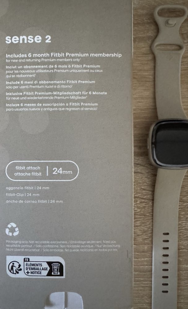 Smartwatch Fitbit Sense 2 by Google - stan idealny, nieudany prezent