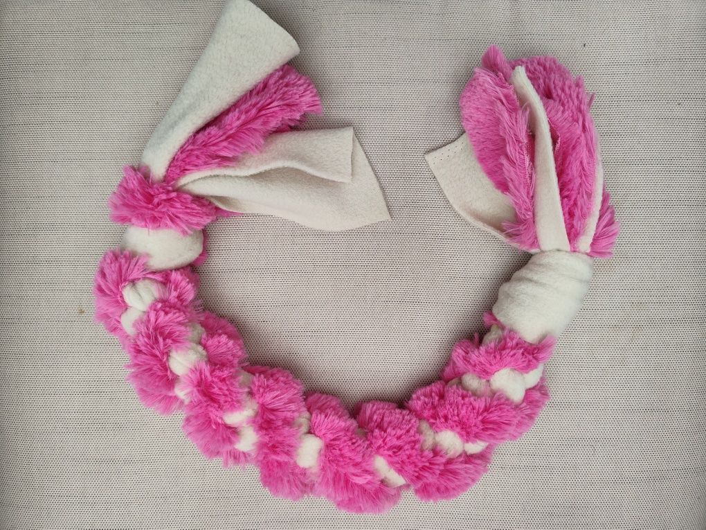 Szarpak dla psa Shaggy 70 cm pleciony handmade