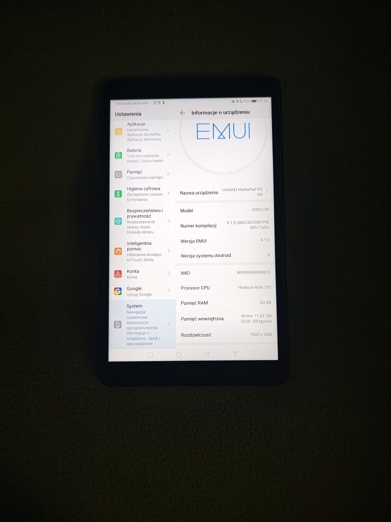Tablet Huawei Media Pad M5 lite 8 cali
