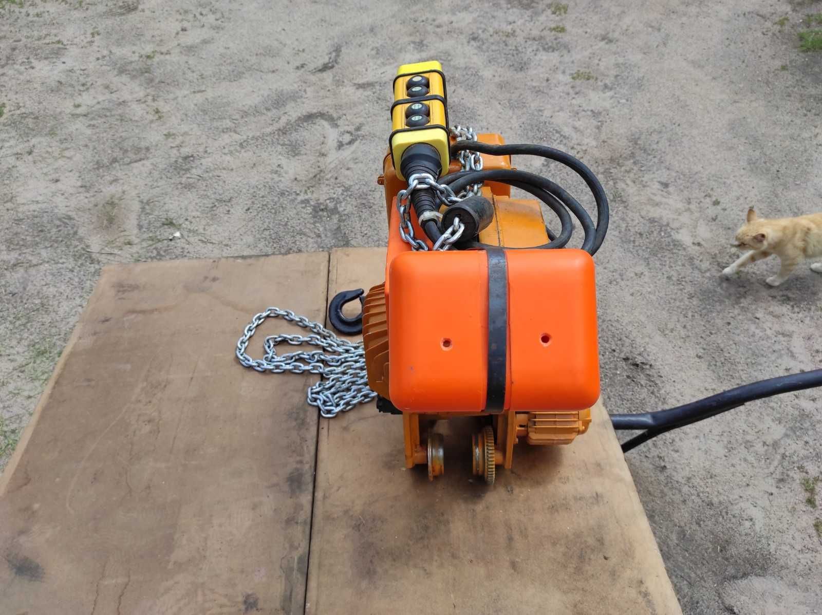 Wciągarka elektryczna na pilota łańcuchowa balkancar 1T 1000kg Rachune