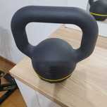 Haltere Kettlebell com Base em Borracha, Cross Training 12 kg