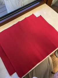 Podkładka na stół IKEA 2 sztuki, czerwone, bawełna