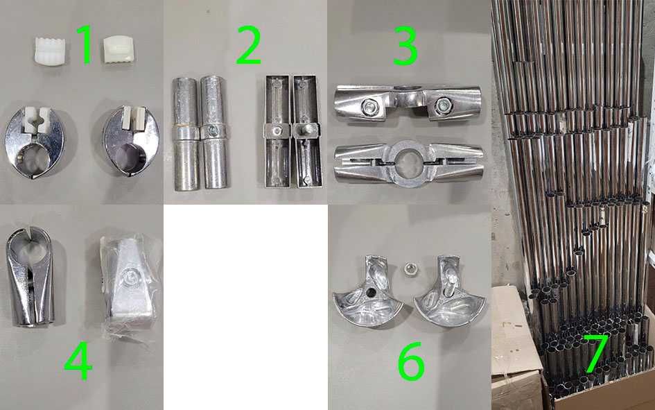 Тримачі, труби 25 мм 3 м система Джокер R42M R15 R7 R6DX R5 R43 R2S