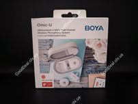 Петличный микрофон BOYA Omic-U white для iPhone (Type-C) и Android