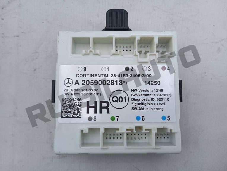 Módulo Confort Trás Direito A20590_02813 Mercedes C S205 Statio