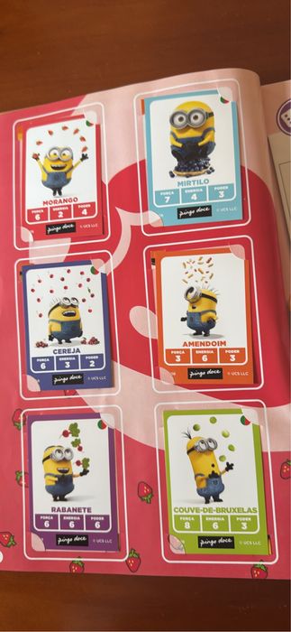 Coleção de cartas mínimos frumania Pingo Doce Coleção completa