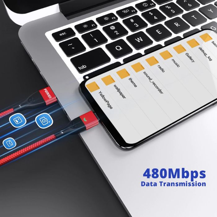 kabel magnetyczny USB-C Szybkie Ładowanie 2m
