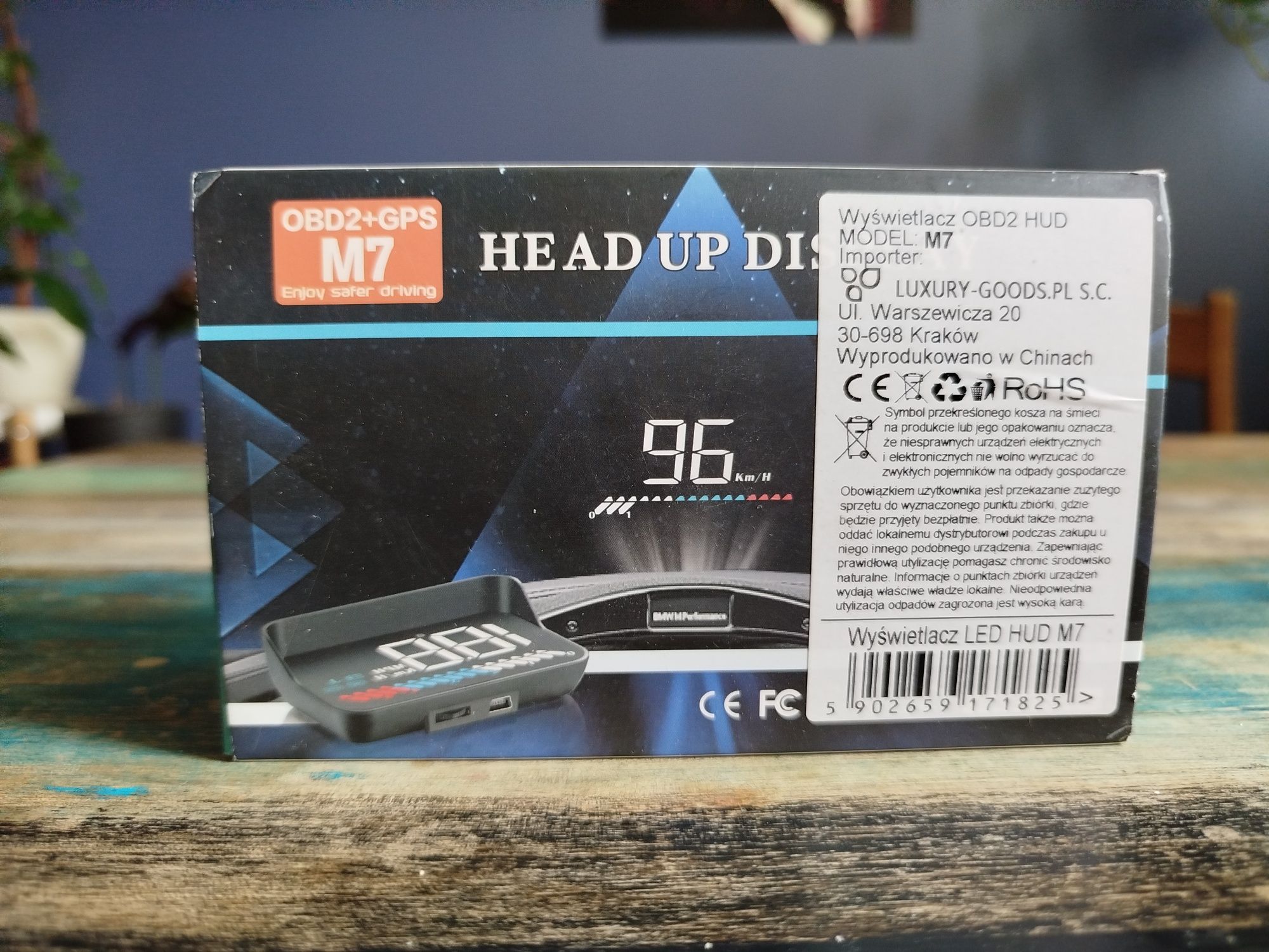 Wyświetlacz Hud Head up display do auta