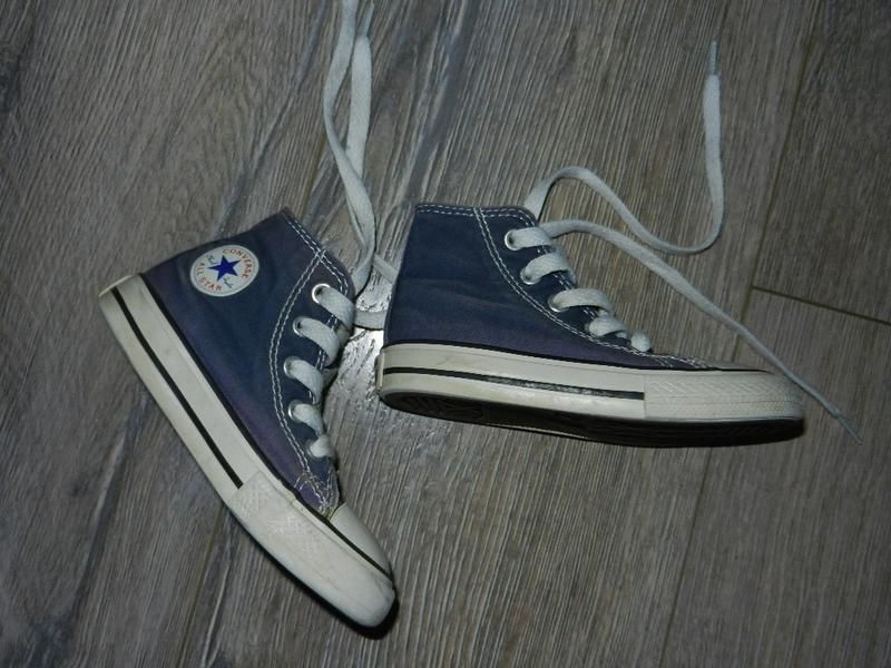 Синие детские кеды converse, оригинал, 22 размер, 13 см