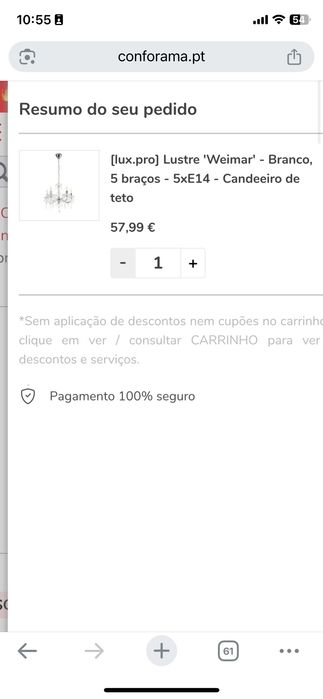 Candeeiro Lustre [lux.pro] Modelo Weimar – Estilo Clássico de 5 Braços