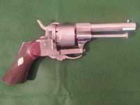 Revólver Pinfire Tipo Lefauchaux 1860.