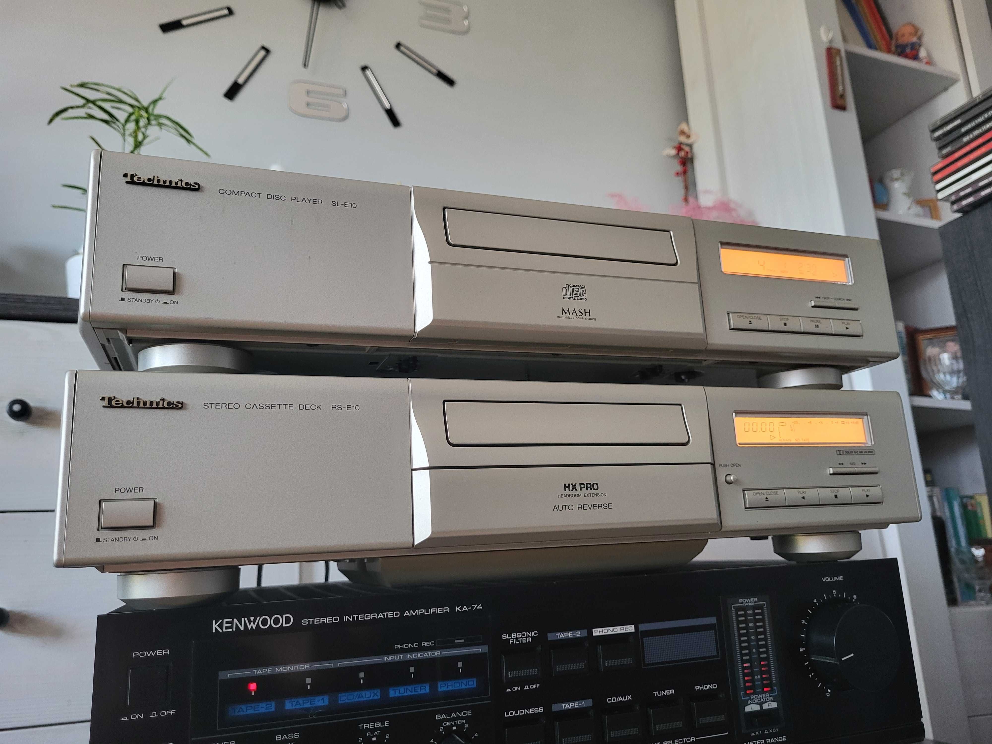 Zestaw Technics CD SL-E10 Plus Deck Technics RS-A10