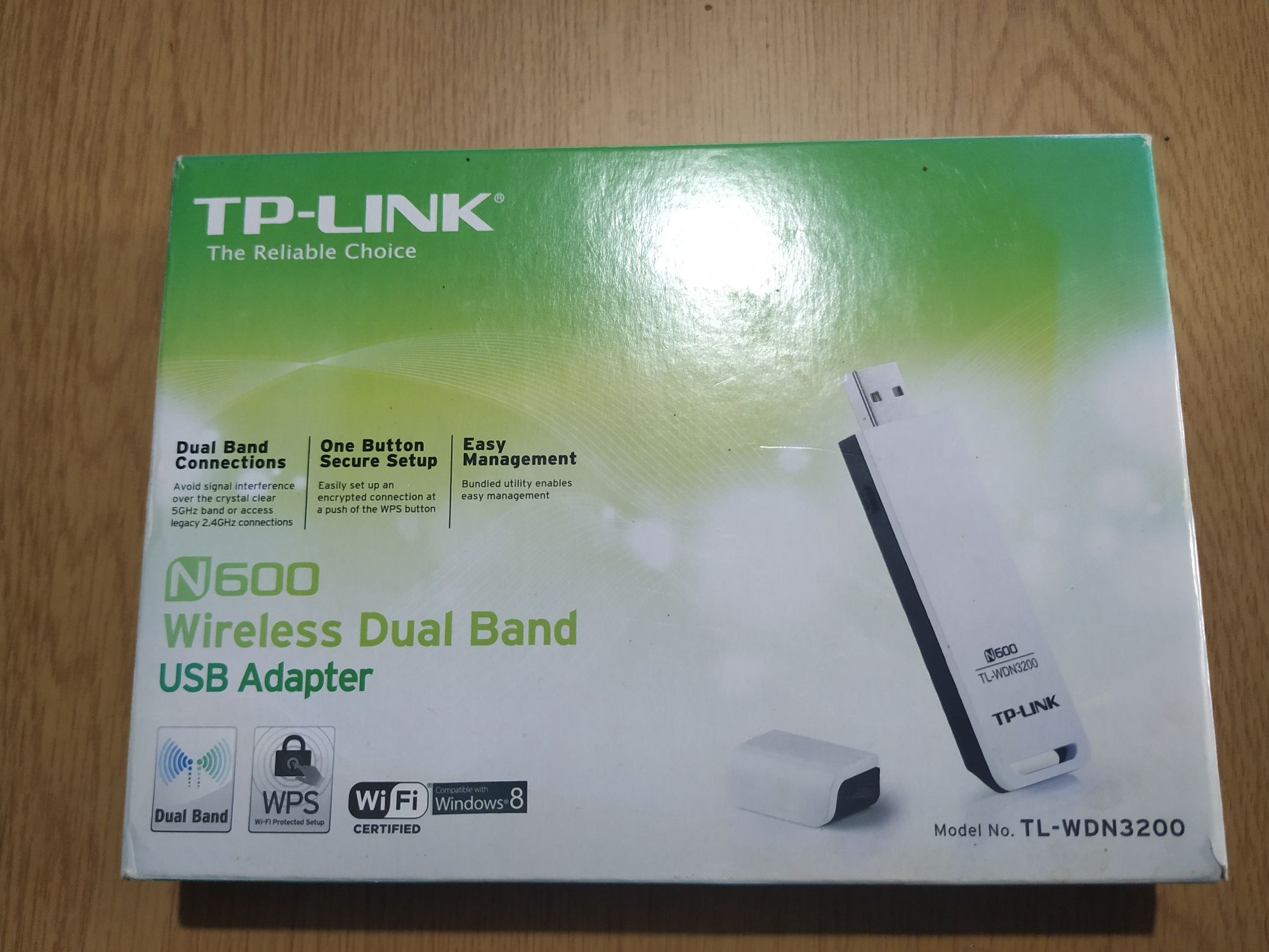 Adaptador TP-Link TL-WDN3200 Wireless Dual Band USB - 300Mbps