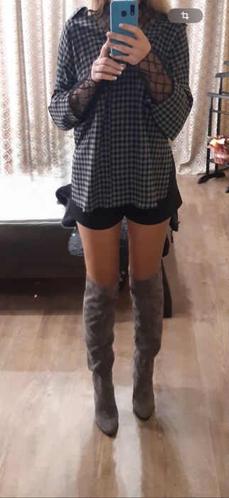 Сапожки ботфорты