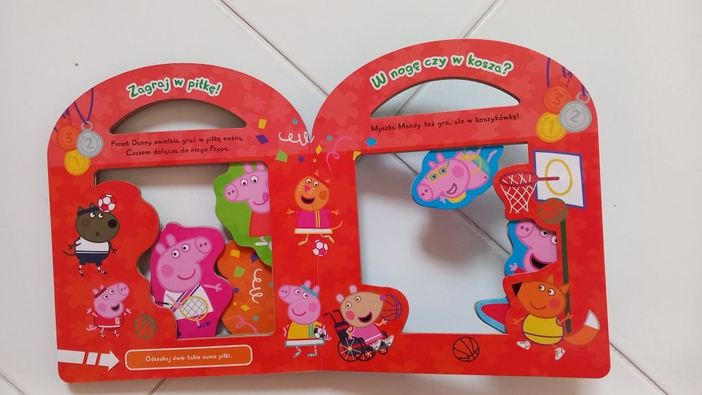 Peppa Pig. Rozgrywkach na medal. Chwyć książeczkę! Dla dzieci