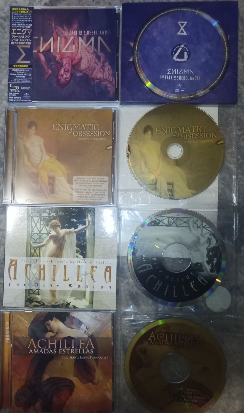 ENIGMA. Jens GAD. Delerium. Mythos. Bella Sonus.Фірмові cd.Та іінші.