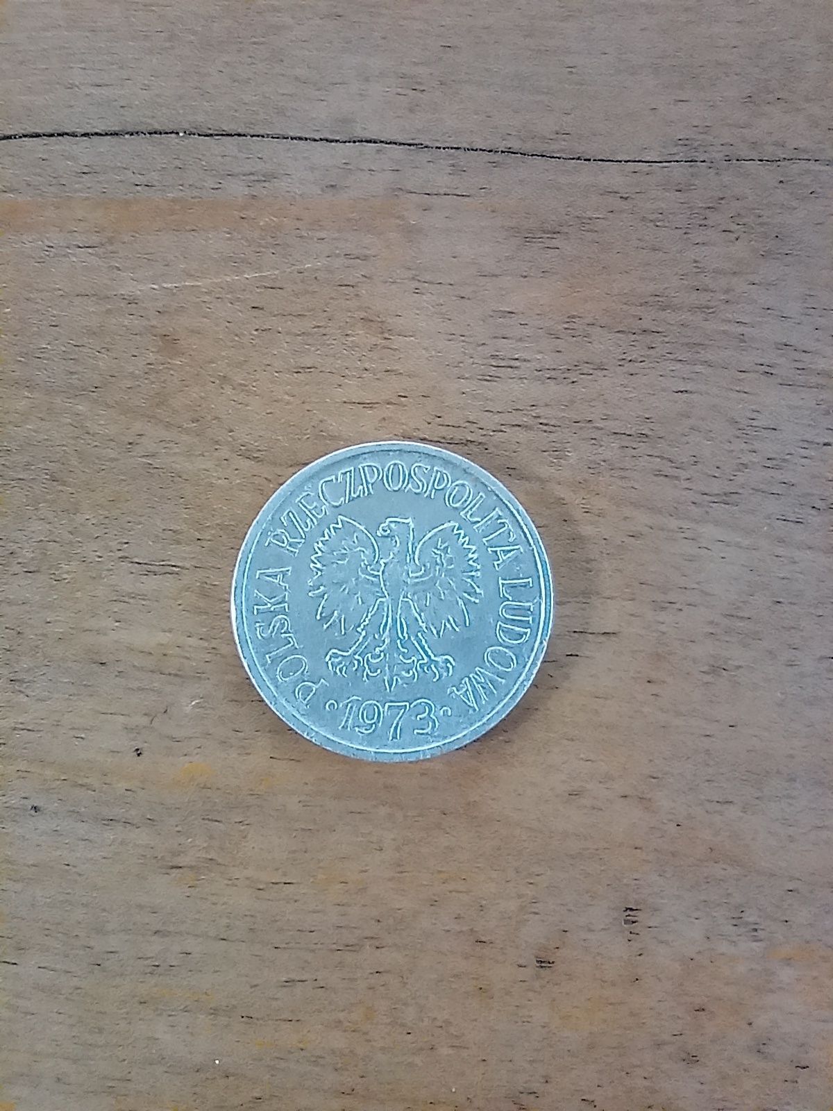 Moneta 20 groszy 1973 bez znaku mennicy