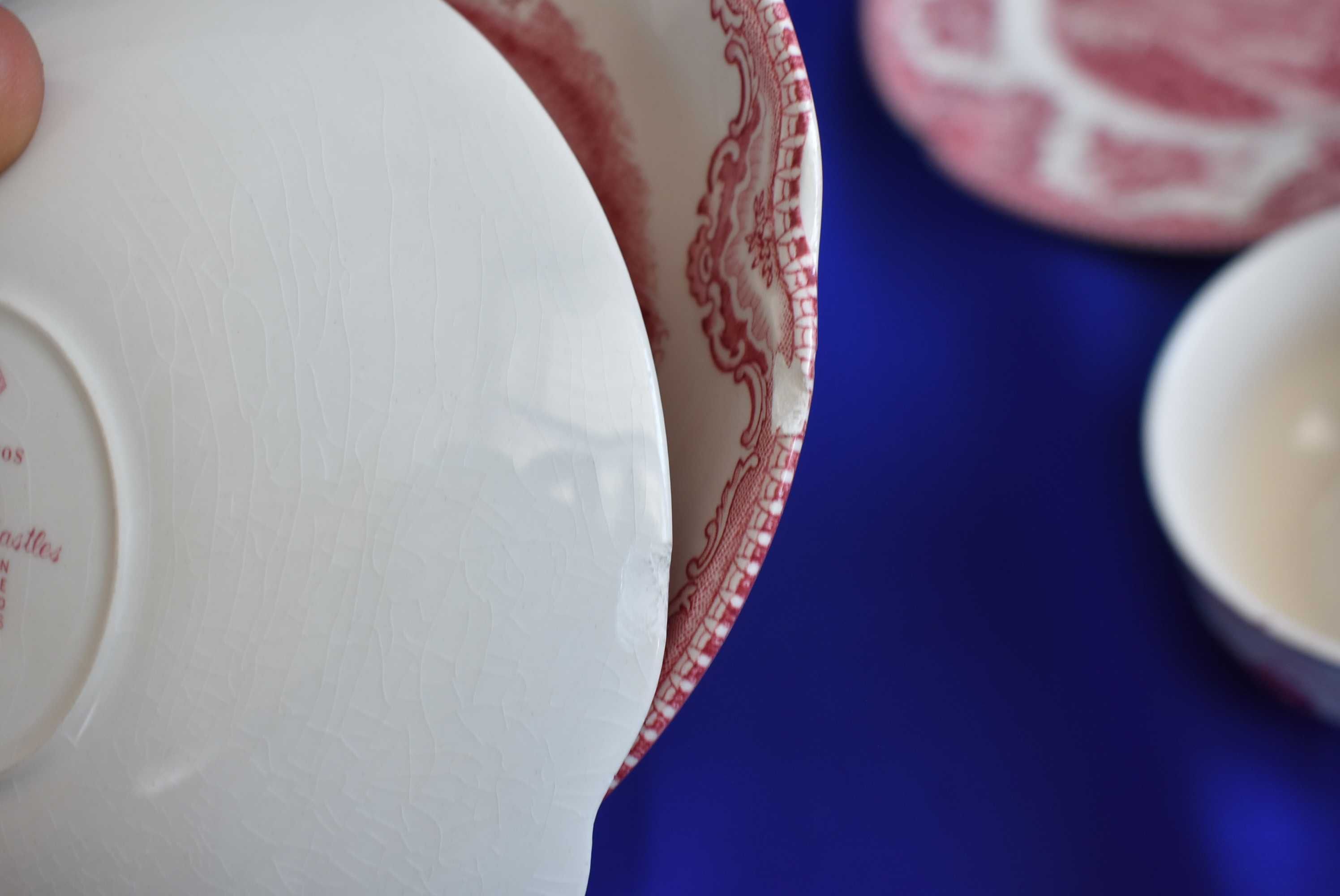 Filiżanki zestaw śniadaniowy porcelana angielska Johnson Bros