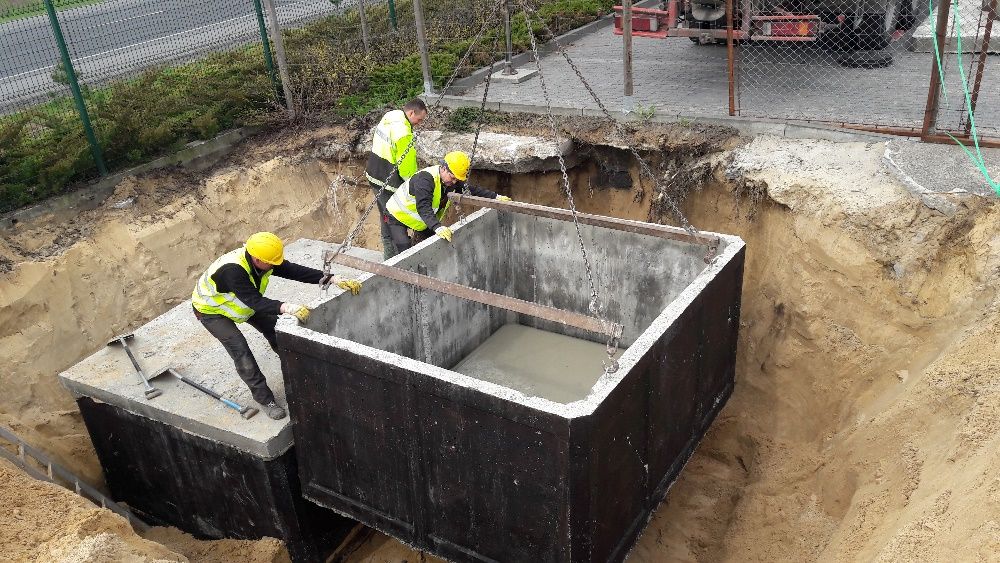 Szamba betonowe z najazdem 12m3 Dokumentacja Szambo od PRODUCENTA