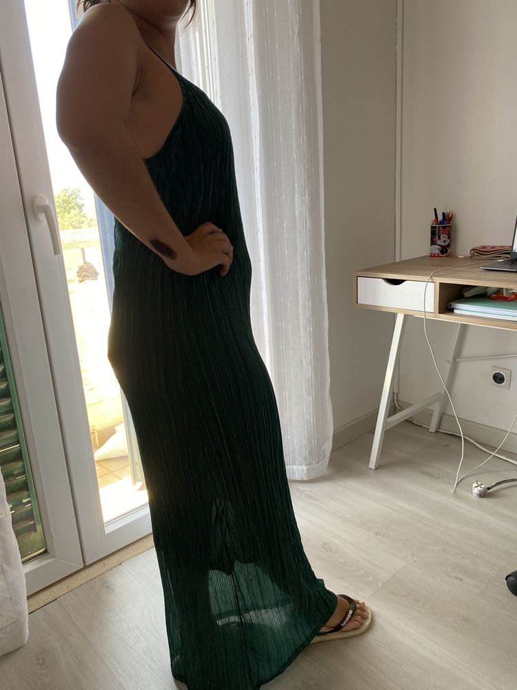 Vestido Tifosi verde tamanho L