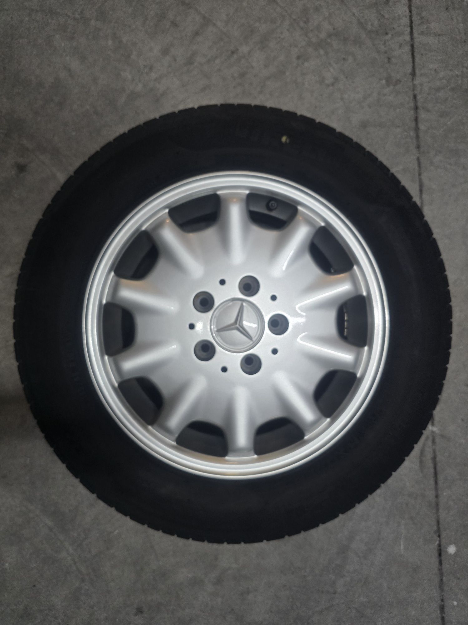 4- Jantes Mercedes 15 Originais C/Pneus 5x112