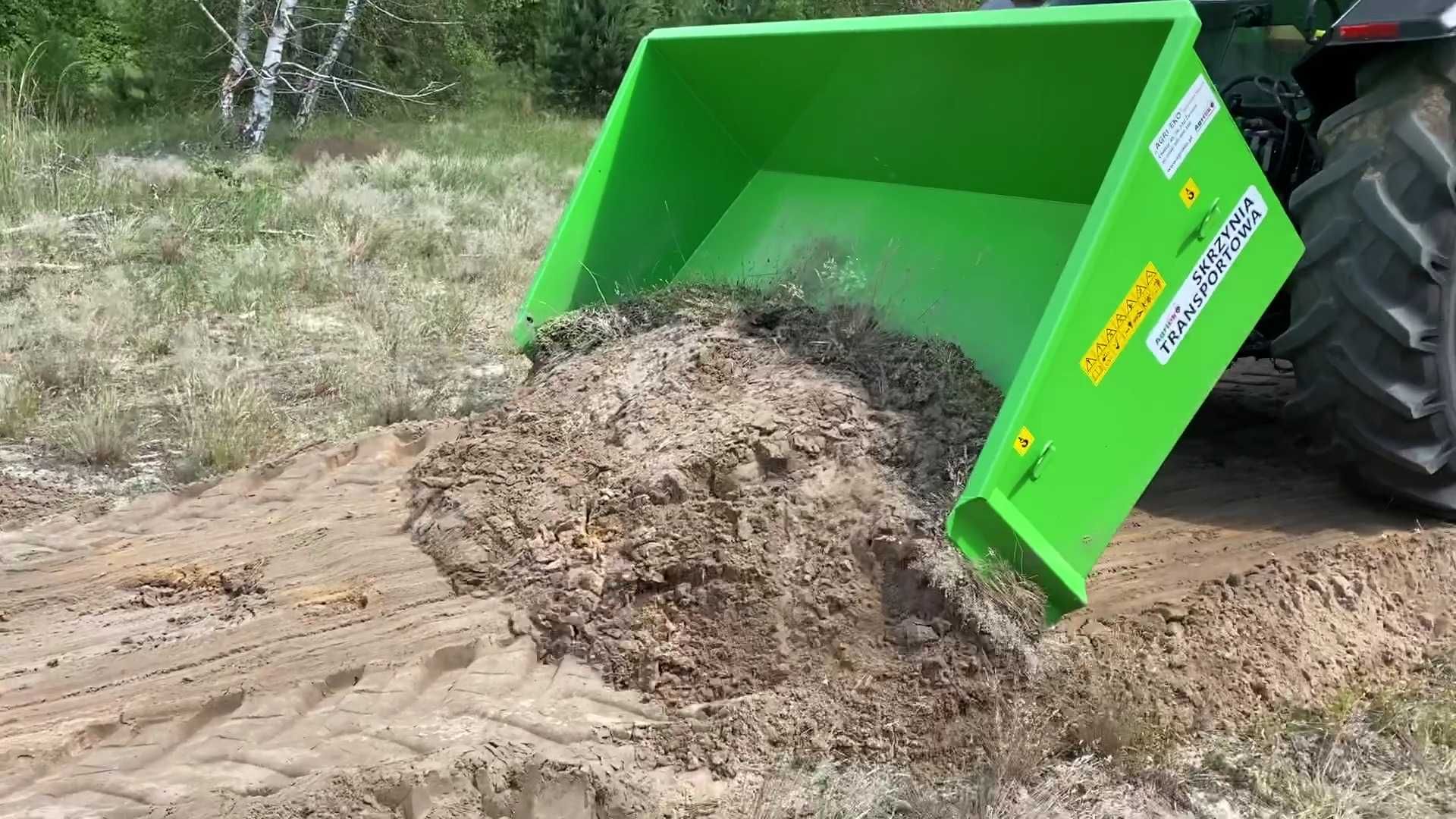 Siłownik Dwustronnego Działania - Skrzynia Transportowa do Ciągnika