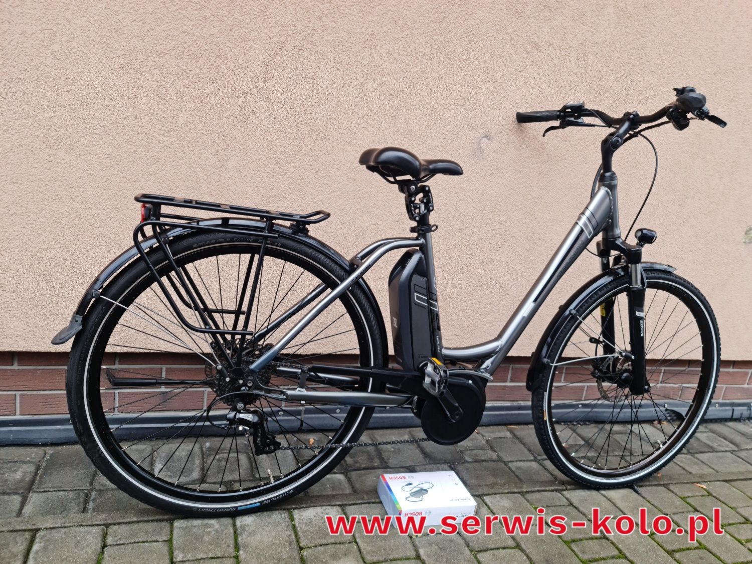 Rower elektryczny damski damka TRIUMPH koła 28 SHIMANO ALTUS aluminium
